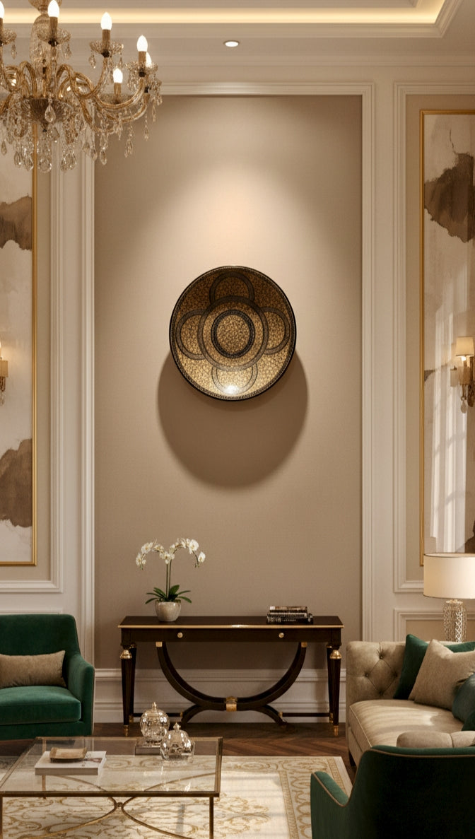 Papier Mache Handcrafted Wall Plate