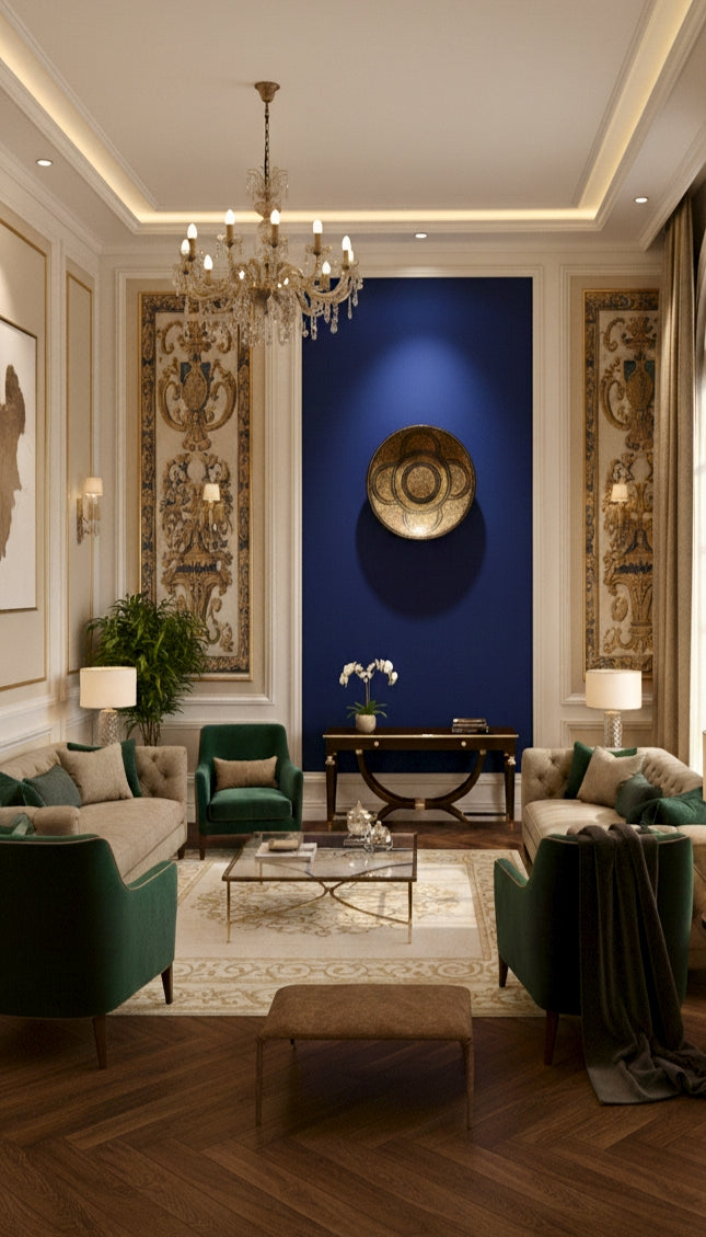 Papier Mache Handcrafted Wall Plate