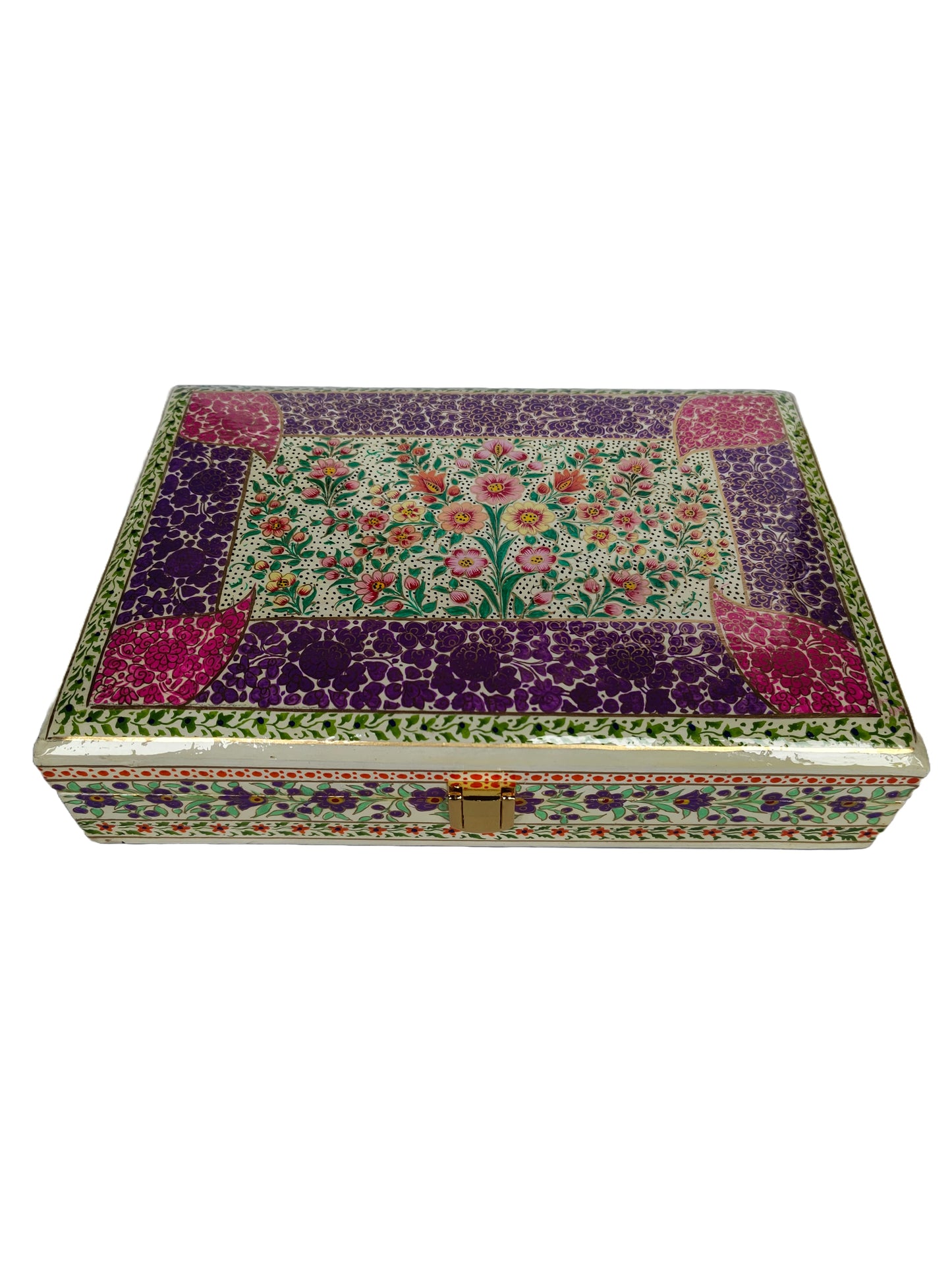 Kashmiri Premium Papier Mâché Shawl Storage Box