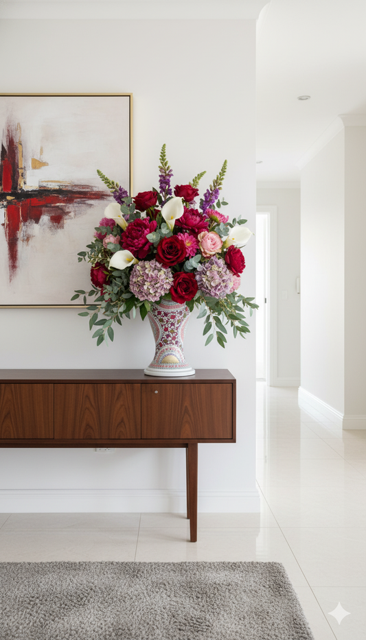 Kashmir Handcrafted Papier Mache Flower Vase