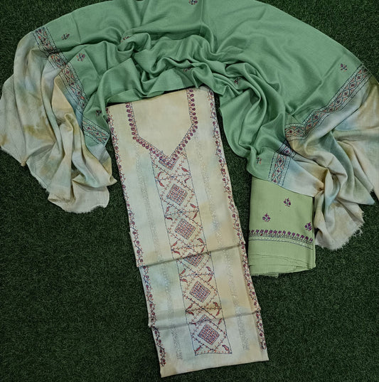 Premium DigitalDye Count Woolen Suits - Design 1