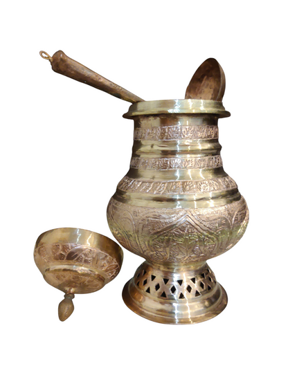 Kashmiri Traditional Handcrafted Kandkari Oil Container