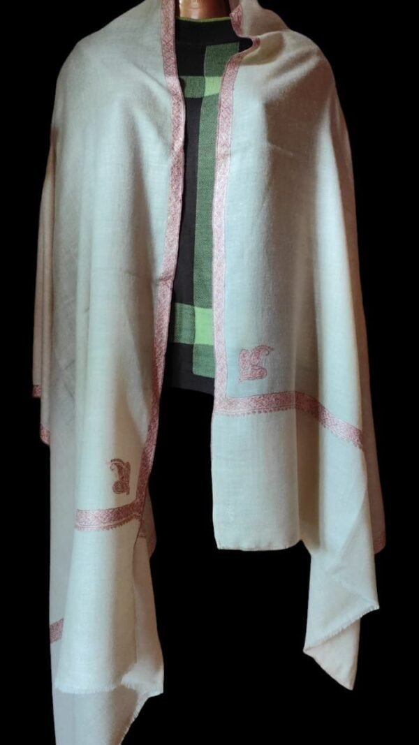 Pure Pashmina Shawl Kasheer Design One #8