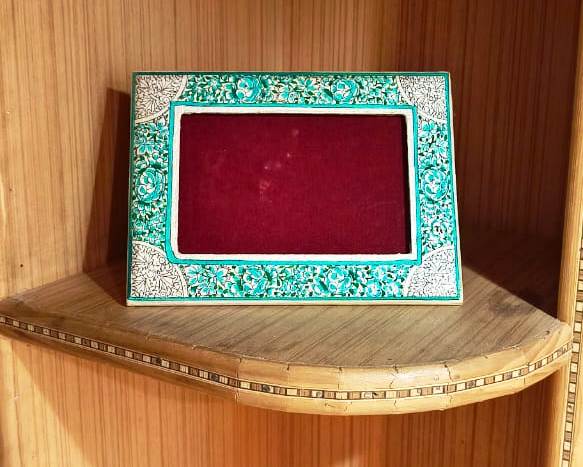 Kashmir Papier Mache Photo Frame 01B - Image 2