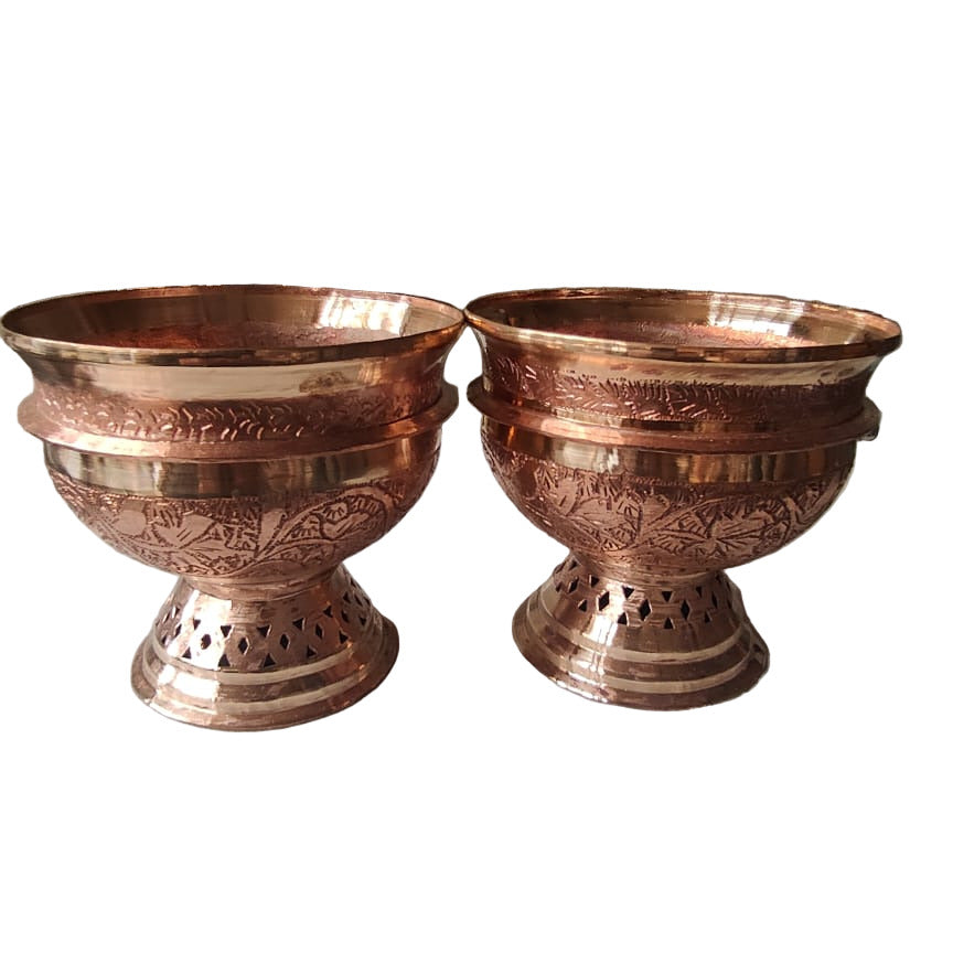 Copperware Eating Bowl - Thaal or Keinz - Image 3