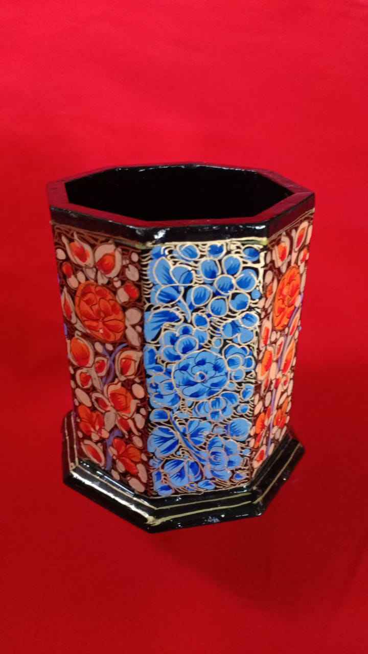 Kashmiri Papier Mâché Pen Holder