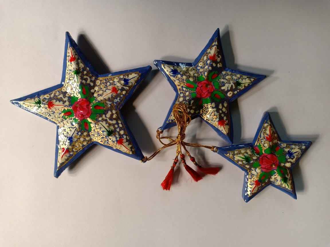 Kashmir Papier Mache stars