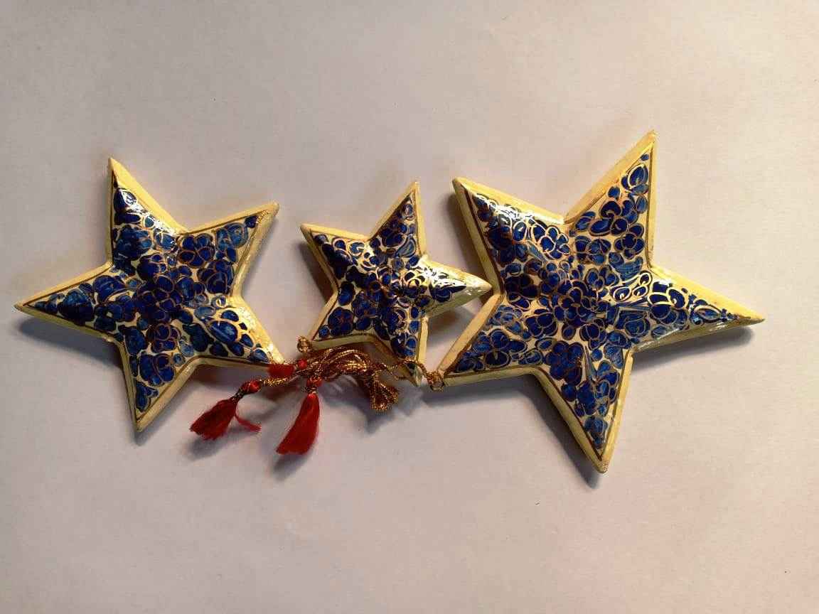 Kashmir Papier Mache stars