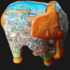 Giant Kashmiri Papier-Mâché Elephant – 30 Inch Handcrafted Masterpiece