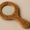 Papier Mache Hand Mirror