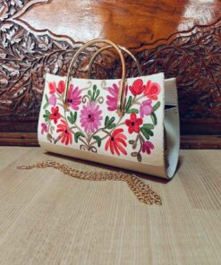 Kashmiri Handcrafted Ari Embroidery Handbags – Timeless Elegance from the Valley