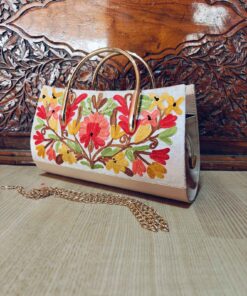 Kashmiri Handcrafted Ari Embroidery Handbags – Timeless Elegance from the Valley