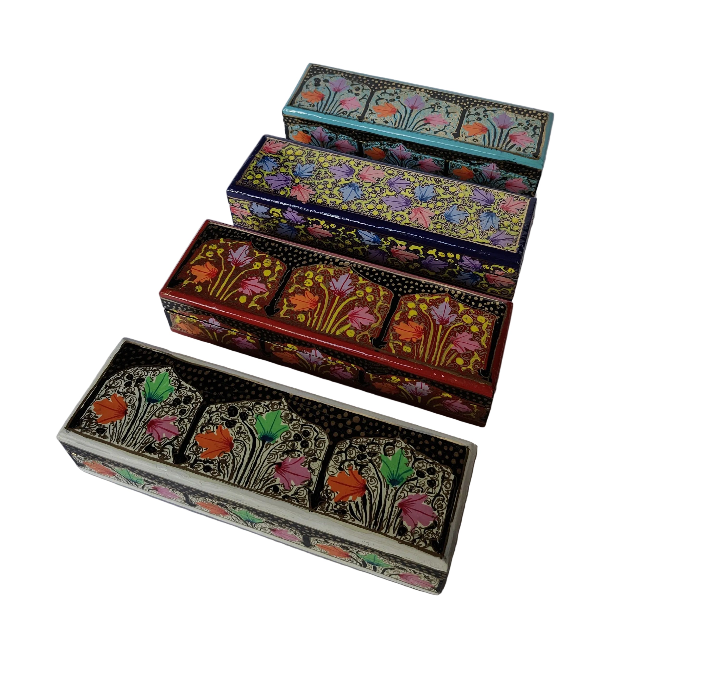 Kashmir Papier Mâché Pencil Box - Image 3