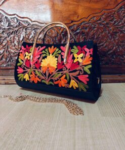 Kashmiri Handcrafted Ari Embroidery Handbags – Timeless Elegance from the Valley