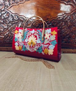 Kashmiri Handcrafted Ari Embroidery Handbags – Timeless Elegance from the Valley