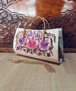 Kashmiri Handcrafted Ari Embroidery Handbags – Timeless Elegance from the Valley