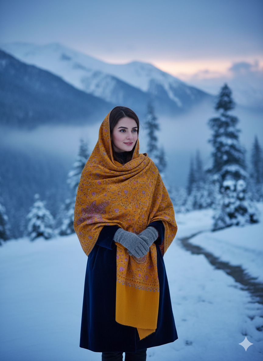 Kashmiri Pure Pashmina Shawls Treasure Collection - Image 5