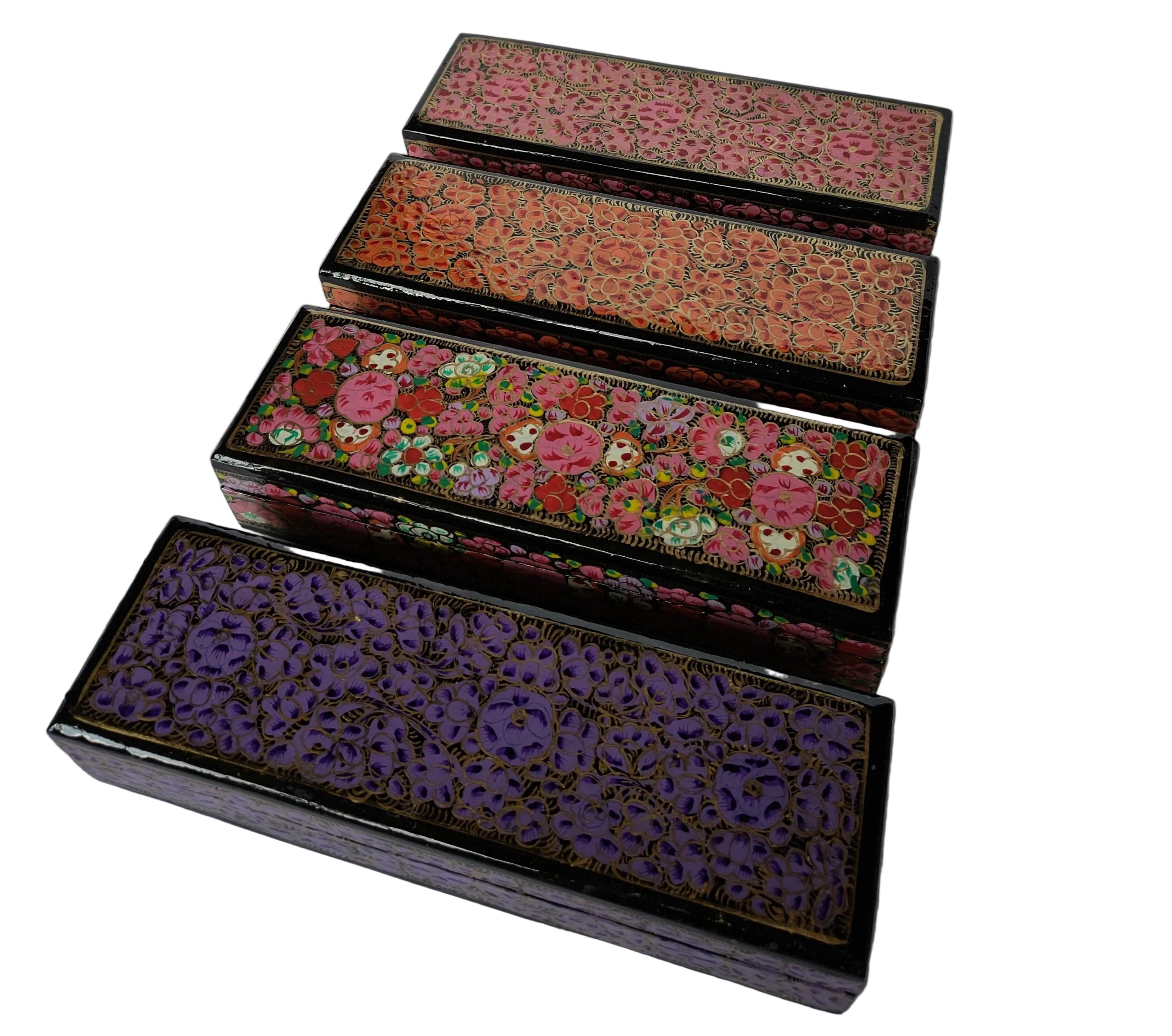 Kashmir Papier Mâché Pencil Box - Image 2