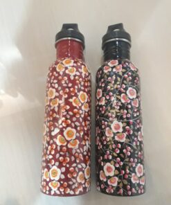 Kashmiri Papier Mache Thermal Steel Bottles (Type 3)