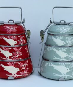 Alternative view of Hand Painted 3 Tier Tiffin Carriers
