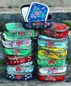 Hand-Painted Single Tier Steel Tiffin Carrier