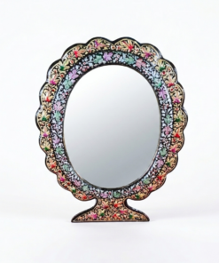 Alternative view of Handcrafted Kashmir Papier-Mâché Mirror