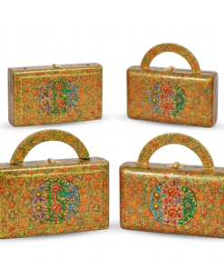 Kashmir Papier Mache Clutch – Purse