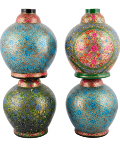 18 inches Handcrafted Kashmir Papier Mache Bedside Lamp