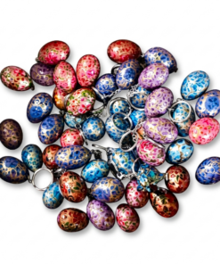 Kashmir Papier Mâché Decorative Eggs Keychain