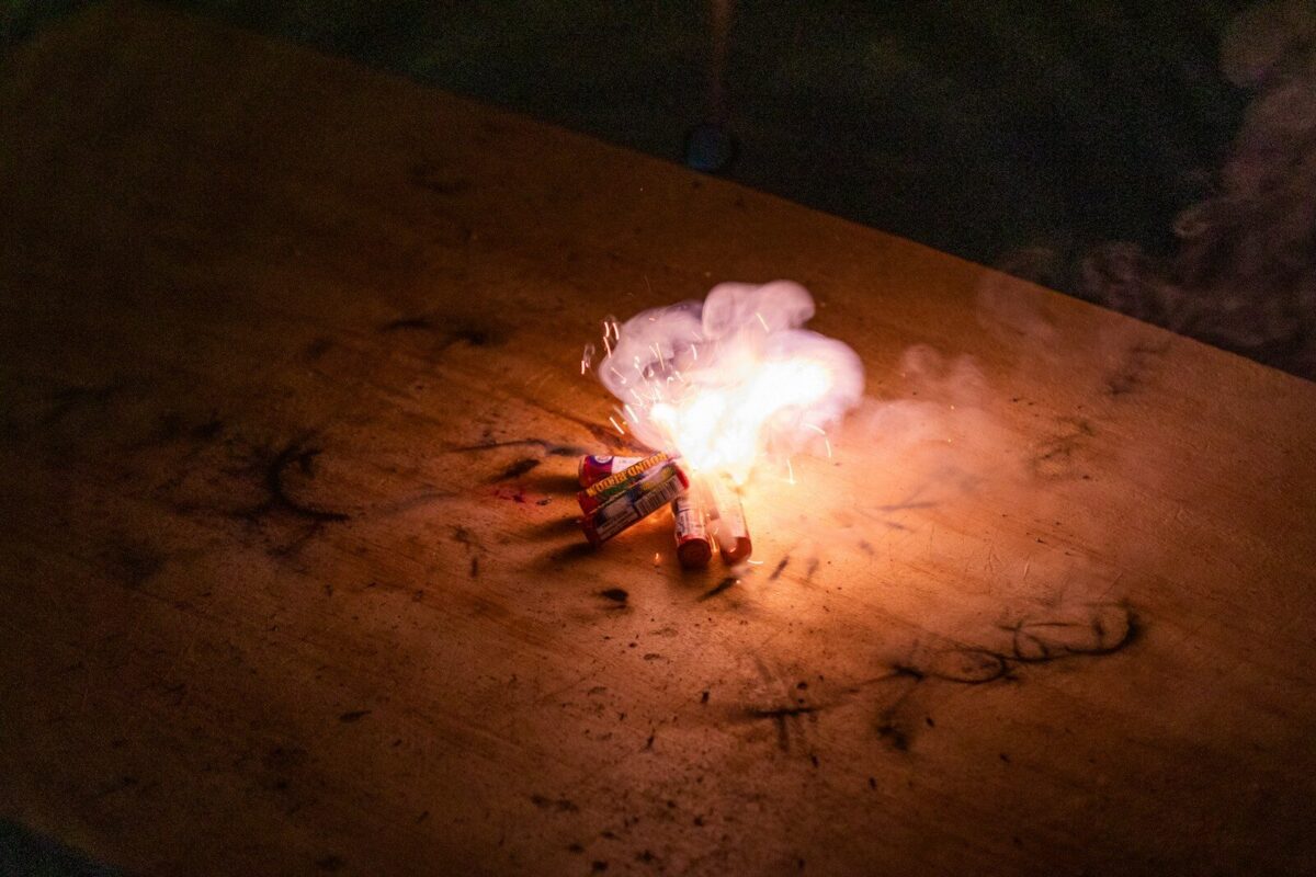 Pashmina Thread Burn Test