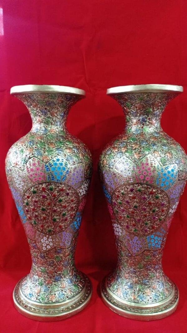 Kashmir Papier Mache Flower Vases