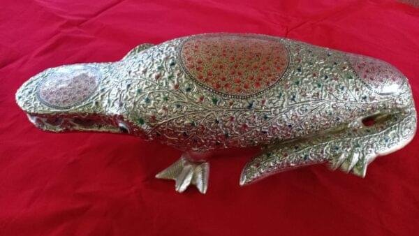 Papier Mache Crocodile - Image 2