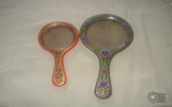 Kashmir Papier Mache Handheld Mirrors
